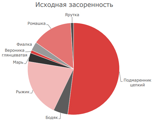Исходная засоренность